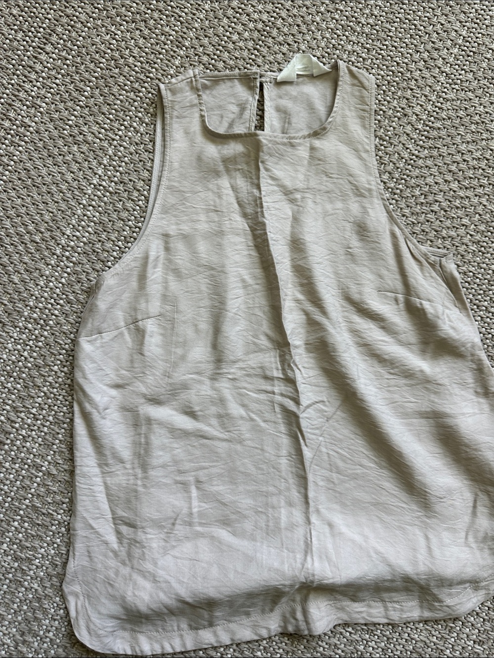 Primark Cream Sleeveless Relaxed Tank Top
